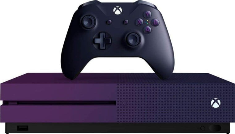 Xbox-One-S-Limited-Edition-Consola-de-1-TB-con-controlador-inalambrico-y-Blu-ray-4K-Ultra-HD-color-morado