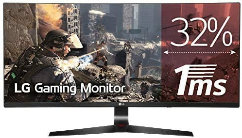 Los Mejores Monitores Curvos del 2020 LG 34UC79G-B - Monitor Gaming UltraWide FHD de 86,7 cm (34) con panel IPS 2560 x 1080 píxeles