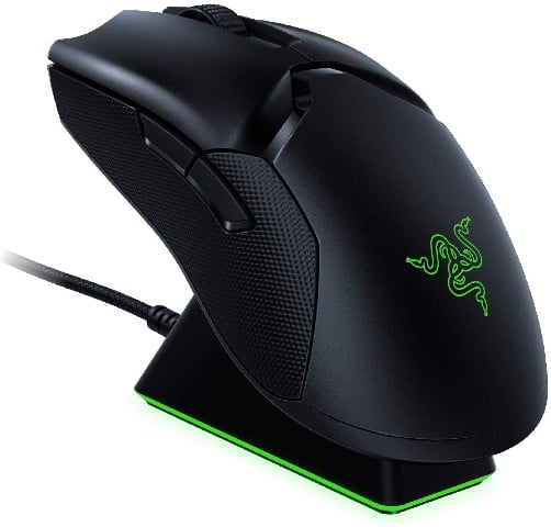 Los Mejores Mouse Gamer Inalámbricos para una PC del 2021 Razer Viper Ultimate Hyperspeed Lightest Wireless Gaming Mouse & RGB Charging Dock Fastest Gaming Mouse Switch