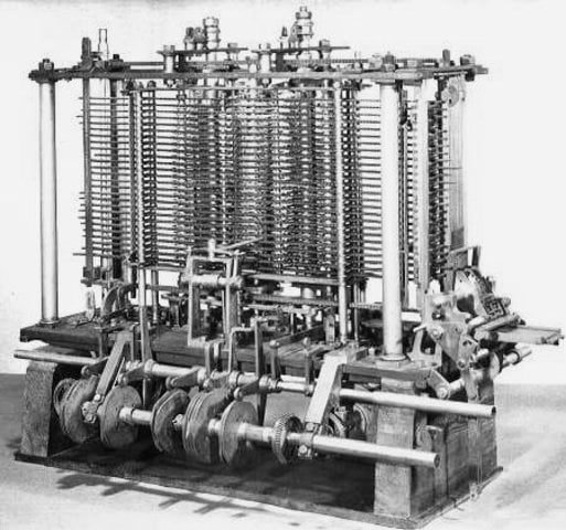 Máquina Analítica que diseñó Charles Babbage