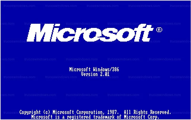 Arranque del sistema operativo Windows 2.0