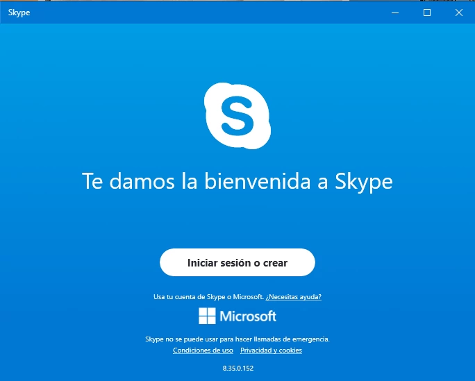 Skype Chat.