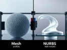 Mesh vs. NURBS: Modelos 3D y su Impacto Crucial en Impresión 3D